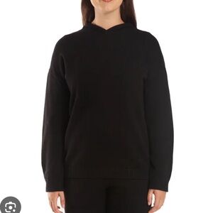 Lazypants Sweater Knit Hoodie - Black